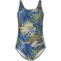 Ten Cate Damen Badeanzug mit Soft-Cups botanical leaves green - 38