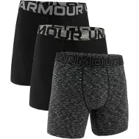 Under Armour UA PERFORMANCE TECH - SPACE DYE 6 IN 3pk Herren Boxershort
