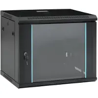 vidaXL 9U Netzwerkschrank Wandmontage 19" IP20 600x450x510 mm