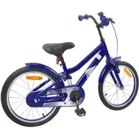 vidaXL Kinderfahrrad 18 Zoll für 5-7 Jahre alt Dunkelblau