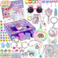 Xdovet 2026 Adventskalender(Style2) Weihnacht Countdown Kalender für Mädchen,24 Stk vielschiedene Überraschungen, Geschenk für Kinder