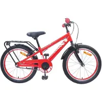 vidaXL Kinderfahrrad 18 Zoll für 5-7 Jahre alt Rot