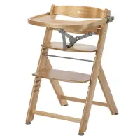 Bebeconfort Timba 2 Mitwachsender Hochstuhl, 6+ Monate, Bis 110 kg, Ergonomischer Baby & Kinderhochstuhl Holz, Fast alle Esstische, Natural Wood