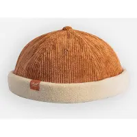 REELL Docker Cap light brown cord / sand fl Gr. Uni