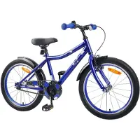 vidaXL Kinderfahrrad 18 Zoll für 5-7 Jahre alt Dunkelblau