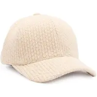 Manfield Kappe in Strick-Optik - beige | Größe Onesize