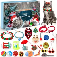Sonstiges Adventskalender Katze 24 Katzenspielzeug Weihnachtsgeschenk Wiederverwendbar