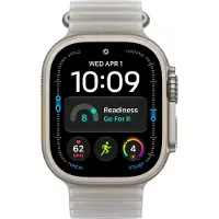 Apple 49 mm Ocean Armband Halbtransparentes Grau - Titan Schwarz MKAQ4ZM/A