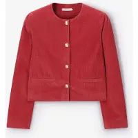 Sissy-Boy Cordjacke - Rot | Größe: L