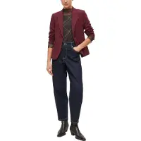 s.Oliver Black Label Kurzblazer Reverskragen Slim-Fit, Pattentaschen