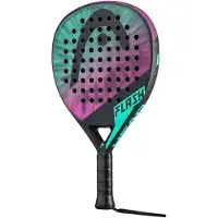 Merkloos Padel-Schläger in Mint/Pink für Extra Energie