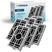 Dripio 6er Pack antibakterielles Luftfilter für Side-by-Side Kühlschrank
