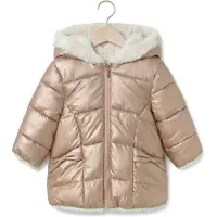 Mayoral Baby Jacken Reversible Faux Fur Jacket - Rosa - Größe 104