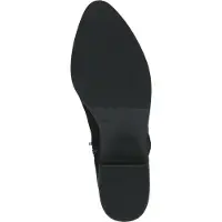 Caprice Stiefel , Damen, Gr. 38, Synthetik, XS-Schaft, blau (schwarz), Leder, Textil, Schuhe Stiefel, Blockabsatz, Langschaftstiefel in spitzer Form, bequeme Weite