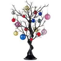 Merkloos Nepbaum, 58 cm - Künstliche Dekobäume - Harzmaterial - Robust und langlebig - Abnehmbares Design - Tischdekoration - Dekobaum