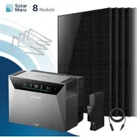 SolarMars Anker SOLIX Solarbank 4 E5000 Pro Balkonkraftwerk 4000W mit Speicher - Ohne Erweiterungsakku / Wand