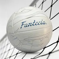 Merkloos Offizieller Volleyball, Größe 5, aus Kunstleder, mit Pumpe