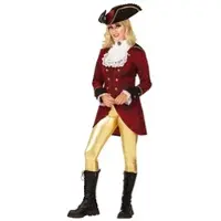 Buttinette Piratenjacke für Damen, rot