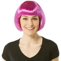 Buttinette Bob-Perücke, fuchsia