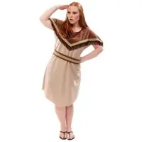 Buttinette Indianerin-Kostüm "Leotie", beige/braun