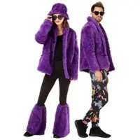Buttinette Plüschjacke, lila