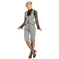 Buttinette Anzug "Roaring 20 ́s" für Damen, grau