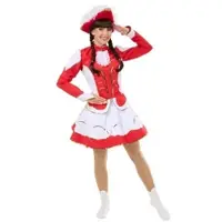 Buttinette Gardekostüm "Aurelia", rot