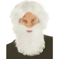 Buttinette Perücken-Set "Nikolaus", weiß