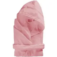 Buttinette Kinder-Bademantel, mauve