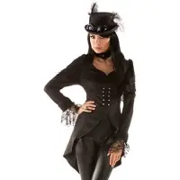 Buttinette Hochwertige Steampunk-Jacke für Damen
