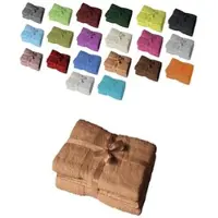 EXKLUSIV HEIMTEXTIL 4 x Duschtuch 500 g/m2 70 x 140 cm Sand