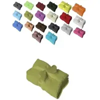 EXKLUSIV HEIMTEXTIL 4 x Badvorleger 700 g/m2 50 x 80 cm Kiwi