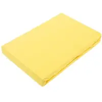 EXKLUSIV HEIMTEXTIL Wasserbett Jersey Spannbettlaken Spannbetttuch Bettlaken Marke 180x200 - 200x220cm Gelb