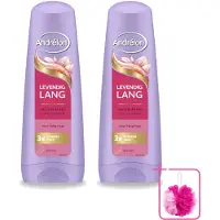 Unilever 2 x Andrélon Conditioner Levendig Lang - 200 ml - Sparpackung - 2 Stücke