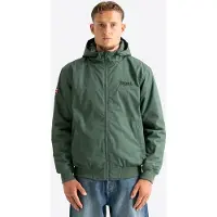 Lonsdale Herren Jacke mit Kapuze normale Passform DUNSTER Olive/Black M