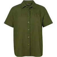 Pinewood Värnamo Hemp Mix Women S/S Shirt Damen (Pine Green) Größe M