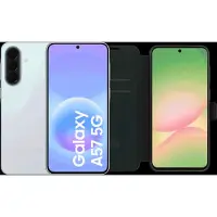 Samsung Galaxy A57 256GB Hellblau 5G + BlueBuilt Book Case Schwarz