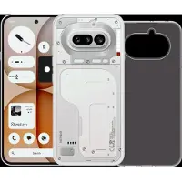 Nothing Tech Nothing Phone (4a) 256GB Weiß 5G + BlueBuilt Backcover Transparent