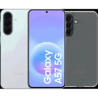 Samsung Galaxy A57 128GB Hellblau 5G + BlueBuilt Backcover Transparent