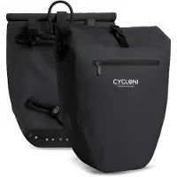 Merkloos Fahrradtasche 28 l, wasserdicht, schwarz, für E-Bike