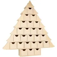 Artémio Selbst bemalen – Adventskalender mit 24 Schubladen