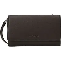 Marc O'Polo Leder Umhängetasche Juja 2 in 1 Crossbody Bag Burnt Coffee dunkelbraun