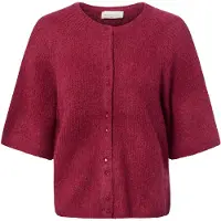 MSCH Copenhagen Damen Pullover & Cardigans Mschbondie Hope 2/4 Cardigan - Bordeaux - Größe XS/S