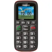 Maxcom Comfort MM428, Balken, Dual-SIM, 4,57 cm (1.8"), Bluetooth, 800 mAh, Schwarz, Rot