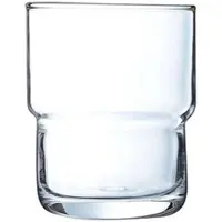 Arcoroc LOG Trinkglas - 16 cl - (Ø 6,3 x 8 cm) - ungeeicht, 6er Set