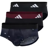 Adidas Sportswear Slip / Unterhose Active Flex Cotton in Schwarz | Gr.: L