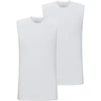 Falke 2-Pack Herren Top Daily Comfort, L, Weiß, Uni, Baumwolle