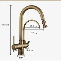 Youjia Küche Wasserhahn Dual Griff Heiß Kalt Trinkwasser Filter Wasserhahn Herausziehen Reinigung Funktion Wasserhähne