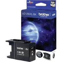 Brother LC1280XLBKBPDR, Extrahohe (Super-) Ausbeute, Schwarz, Tinte auf Pigmentbasis, 1 Stück(e)