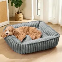 Sonstiges Orthopädisches Hundebett 80x60cm Dunkelgrau Waschbar